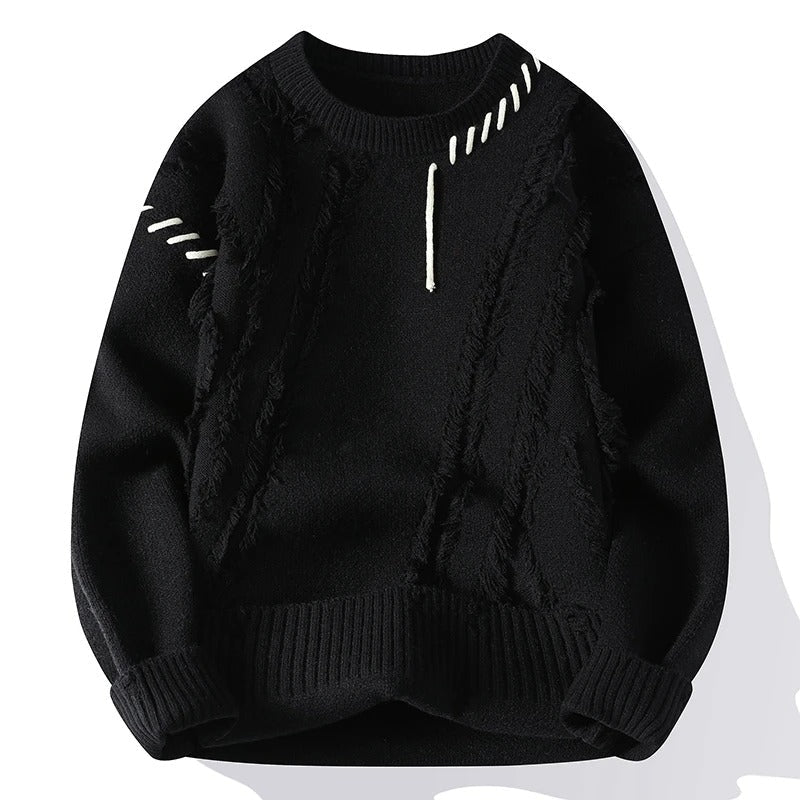 Komfortabel herregenser med moderne design. Stilfull pullover for casual og hverdag. Perfekt for lagpålag. Høst/vinter.