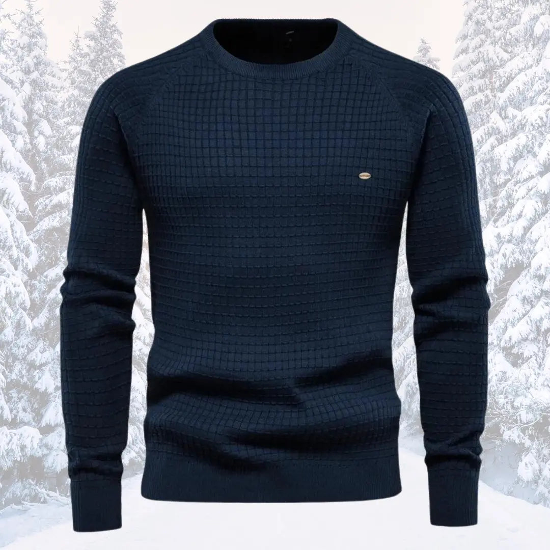 Casual herretrøye, pustende materiale, perfekt for en aktiv hverdag.
