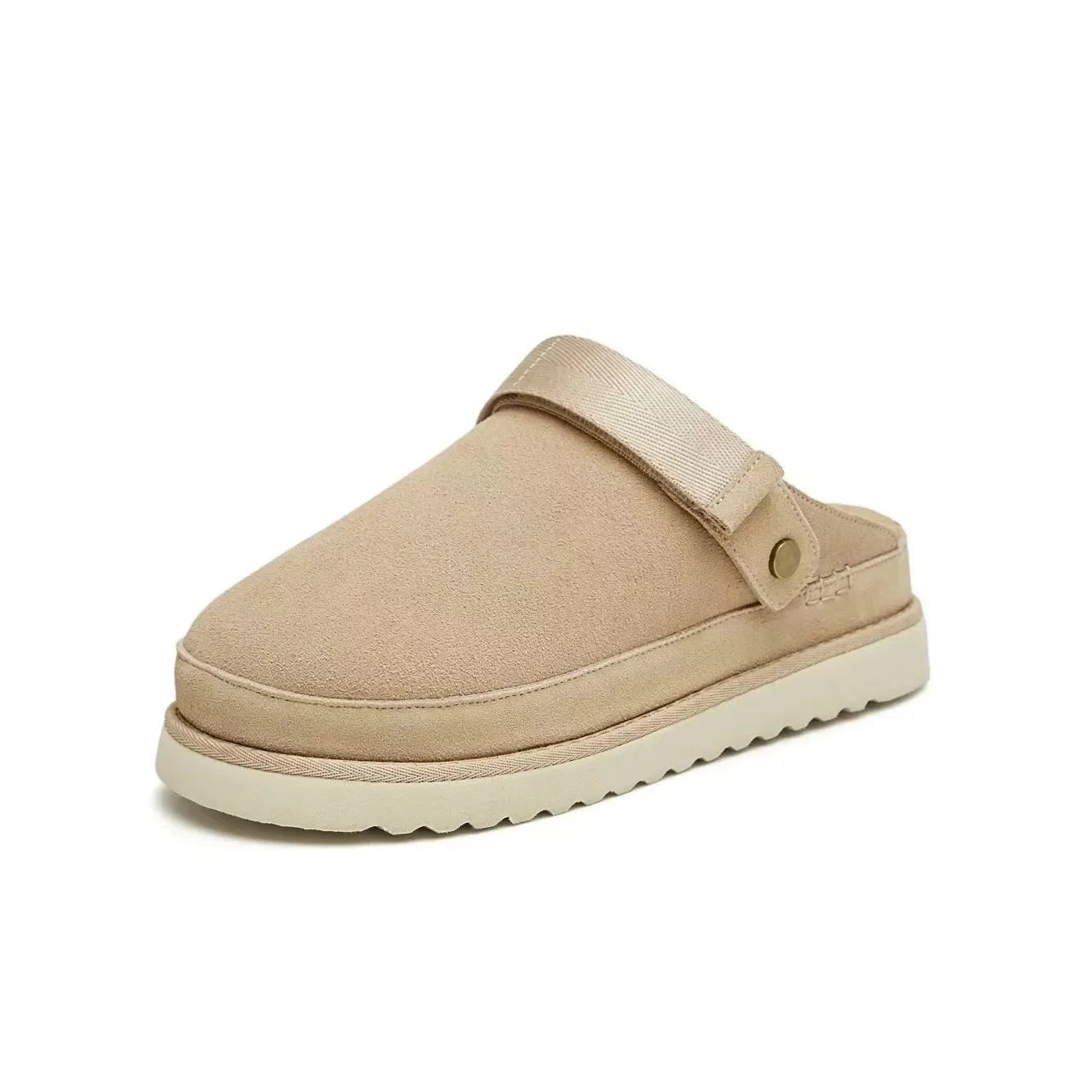 Herre komfortsandaler med tykk såle i baotou design, perfekt for både inne og ute. Behagelige fritidssko.