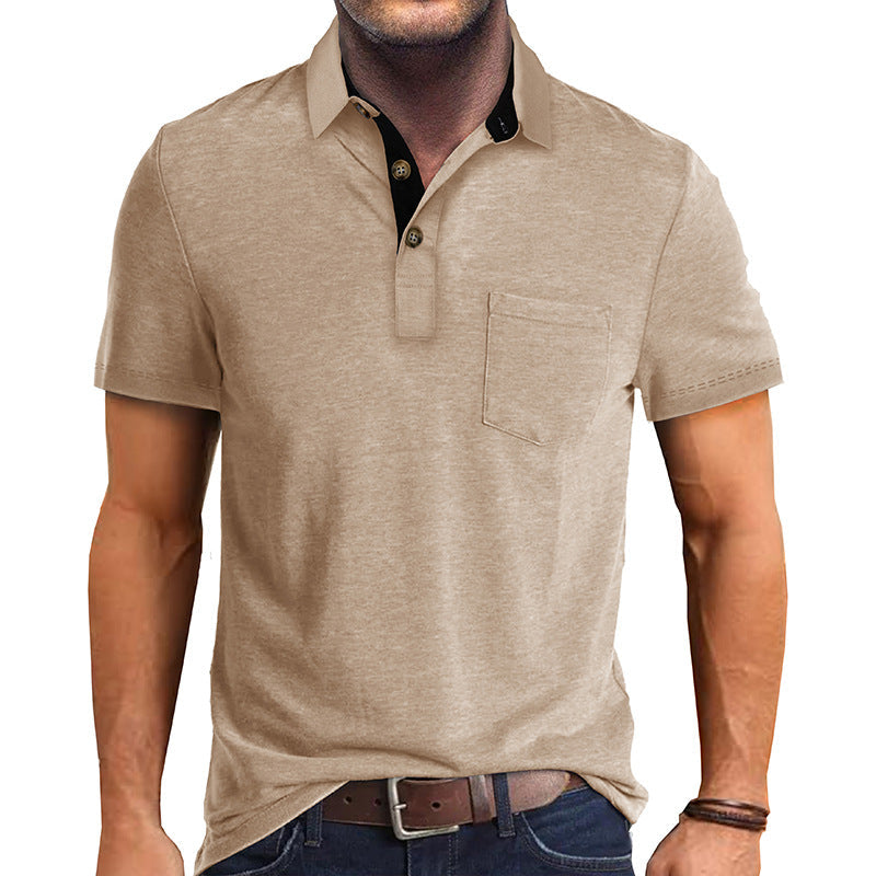 Mote herre poloshirt, klassisk snitt for en stilren look.