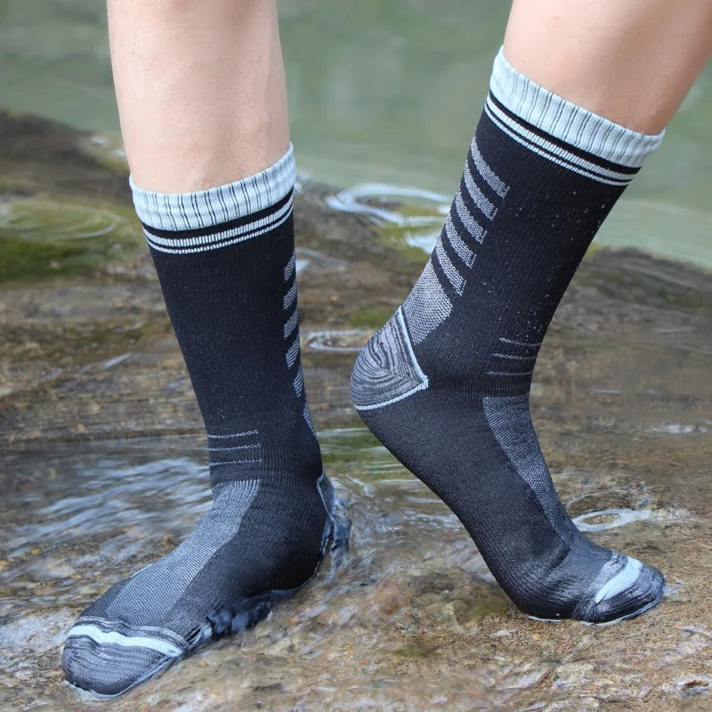 Unisex tursokker, vanntette og pustende, for hiking, trekking og utendørs eventyr; tørre og komfortable.
