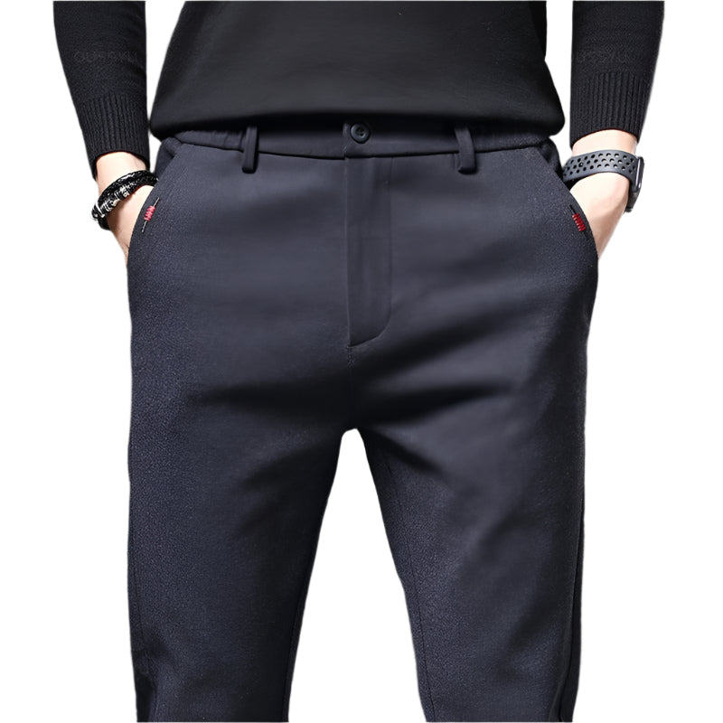 Elegante herre slim fit bukser; allsidig for formelle anledninger, kontoret eller en stilig fritidslook.