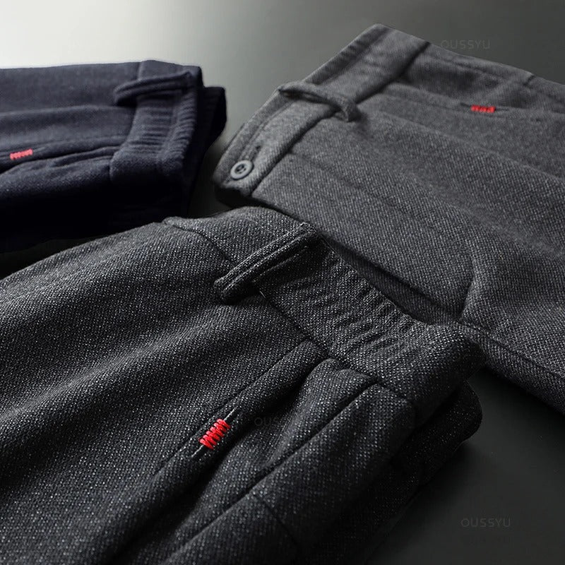 Stilfulle herre slim fit bukser som kombinerer komfort og eleganse, passer til enhver anledning og årstid.