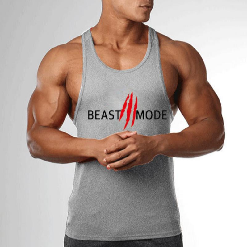Allsidig herre singlet, sporty look for gym, trening og fritidsbruk om sommeren.