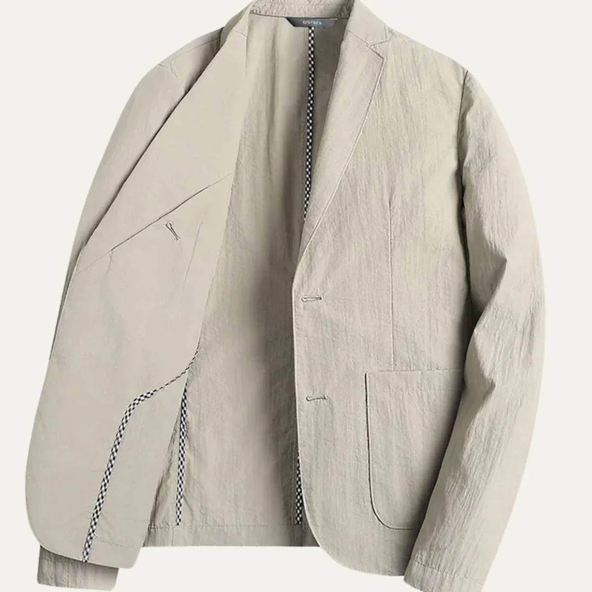 Elegant herreblazer med skreddersydd passform som fremhever silhuetten. Tidløs stil for menn.