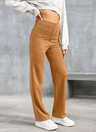 Freya™ - Elastic everyday pants with high waist for women