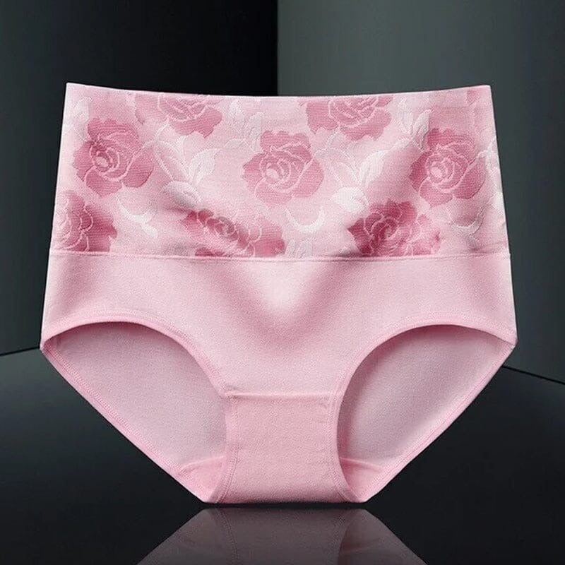 High waist panties - Floral pattern - Comfortable and elegant