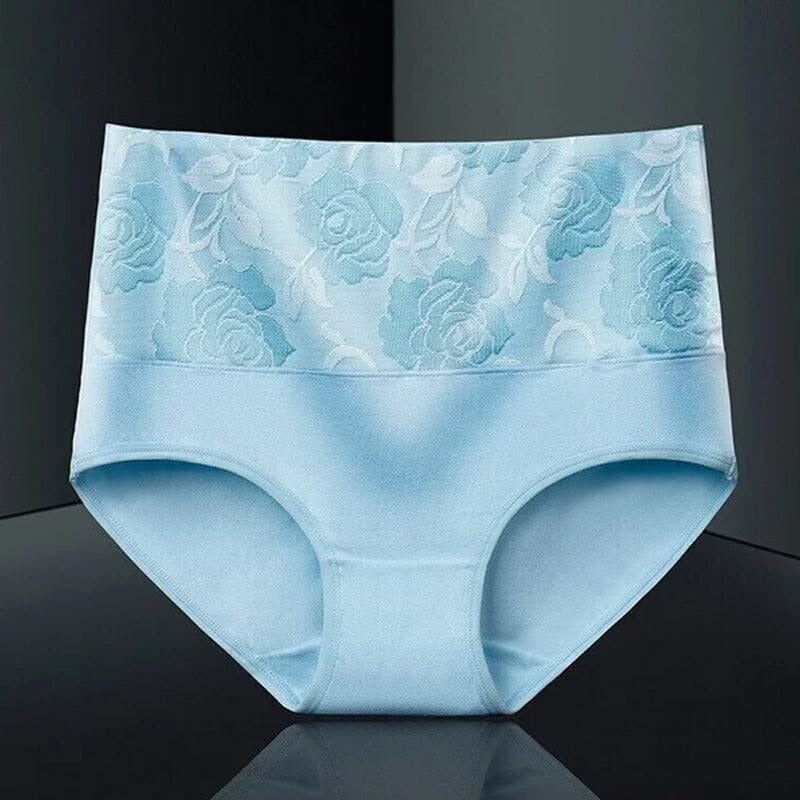 High waist panties - Floral pattern - Comfortable and elegant