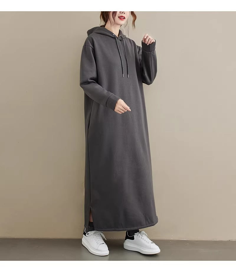 Casual hettegenser-kjole for damer