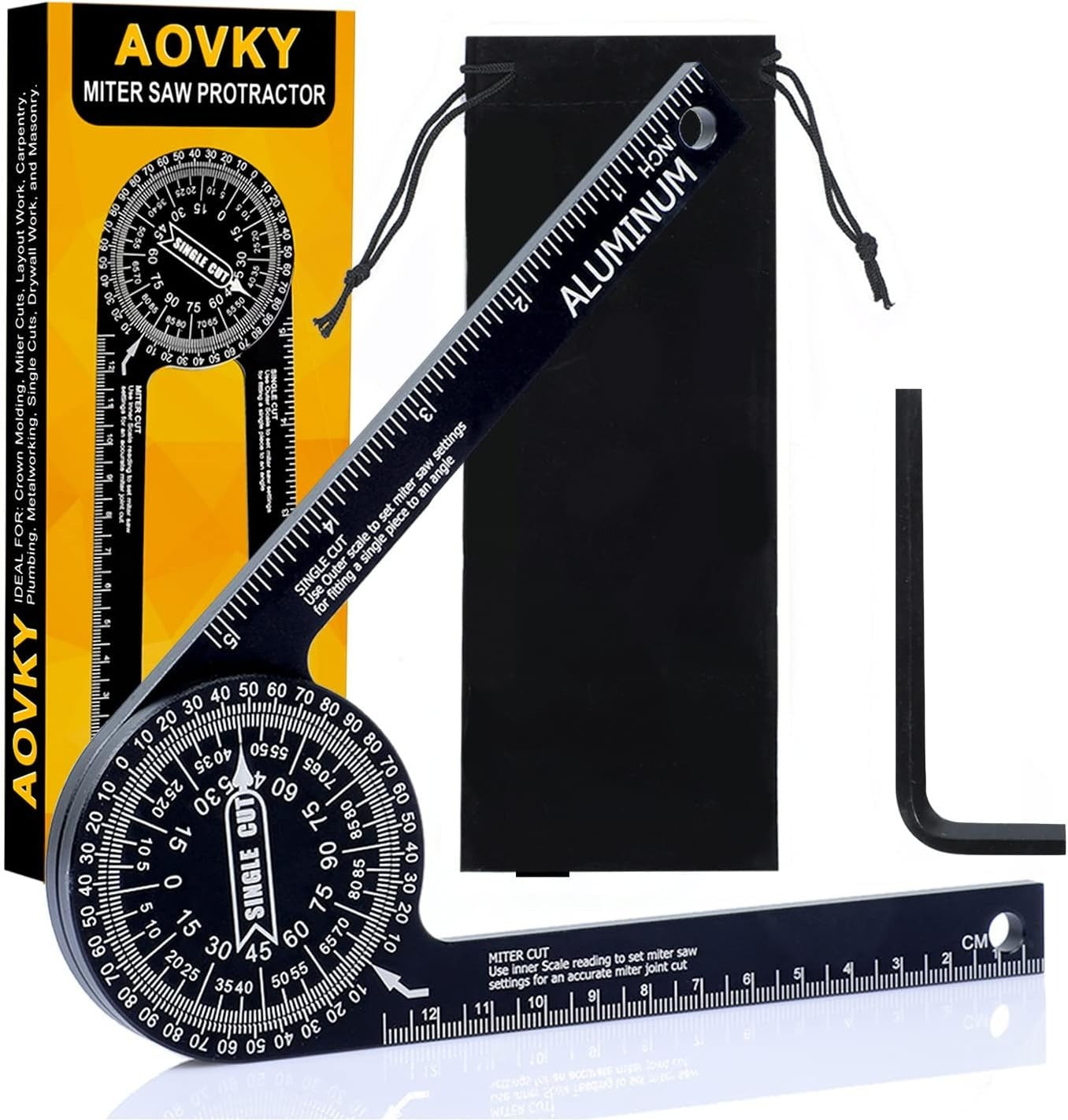 Miter Saw Angle Gauge - Precise Measurement for Carpentry Work