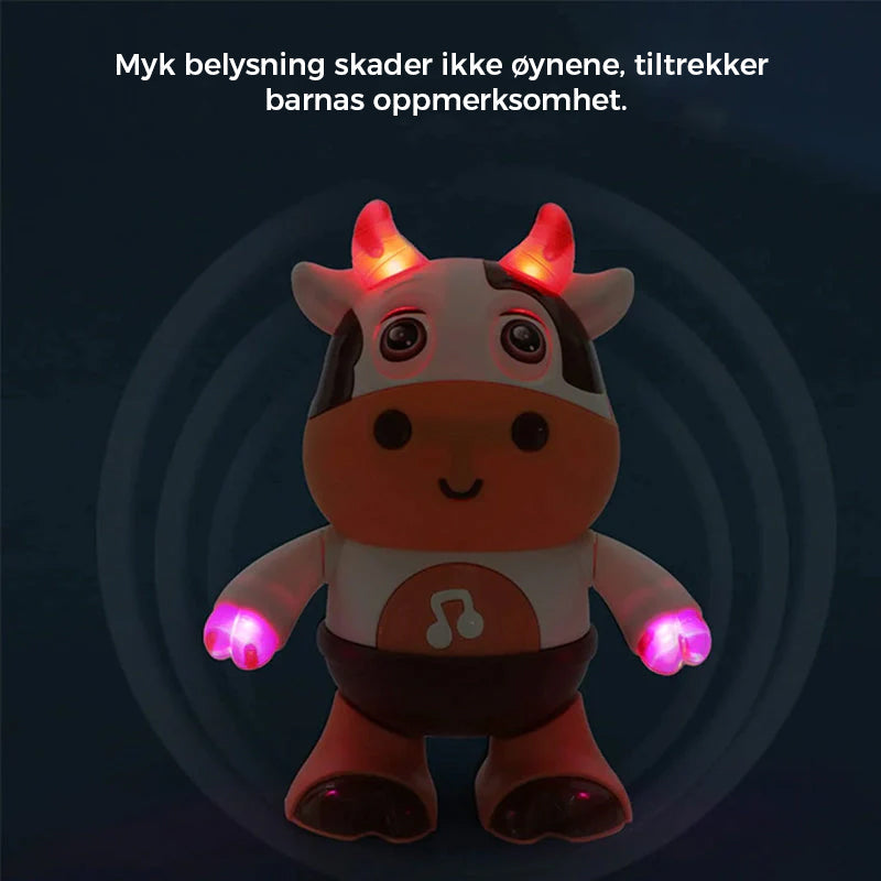 "Interaktiv babyku musikalsk leke med fargerike lys og bevegelser, tiltrekkende for småbarns sanser."