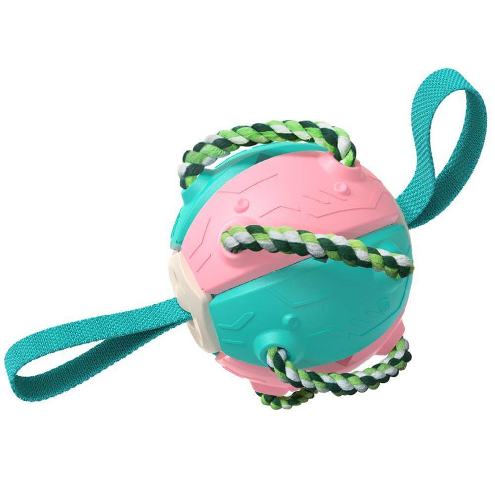 Interaktiv frisbee ball hundeleke for aktiv lek. Solid tyggeleke for valp & hund, perfekt utendørs.