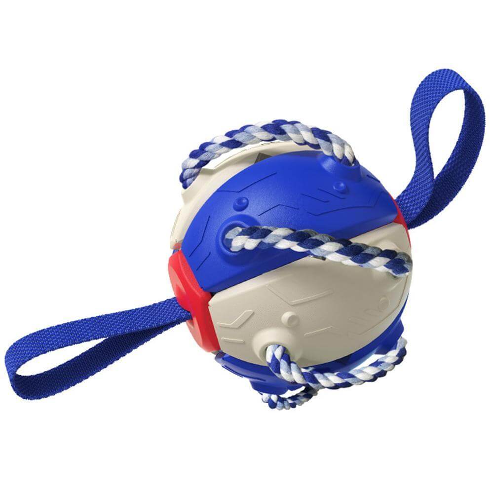 Frisbee ball hundeleke, interaktiv design. Robust tyggeleke for aktivitet, trening & utendørs moro.