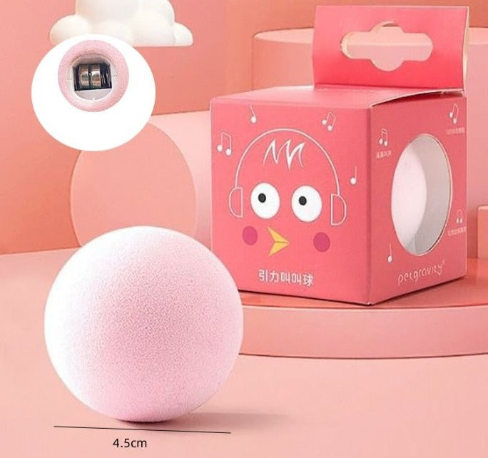 Bevegelsesaktivert gravitasjonsball katteleke i holdbart materiale for langvarig underholdning