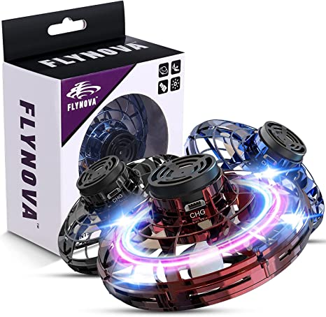 Flygende UFO-leketøy i aksjon, fanger blikket med sine LED-lys, perfekt som en unik gave til barn.