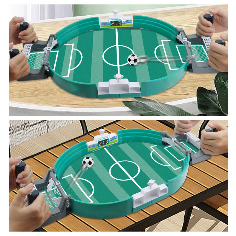 "Interaktivt fotballspill for barn; familievennlig, trygt materiale, fargerikt design, morsom og lærerik lek for hele familie