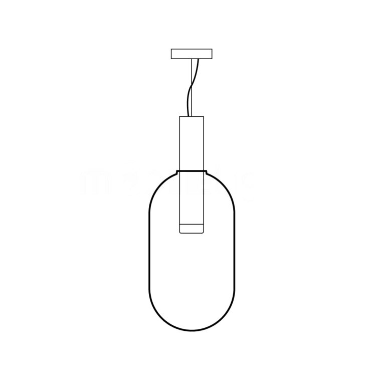 "Isabel Collection pendellampe med ventilert design, diffus lys, sfærisk form, justerbar kabel, elegant takbelysning."