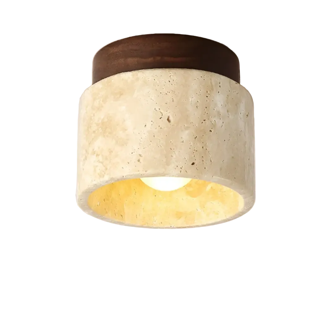 Japansk LED taklampe i moderne design for stue og soverom. Energieffektiv trelampe skaper stemningslys.