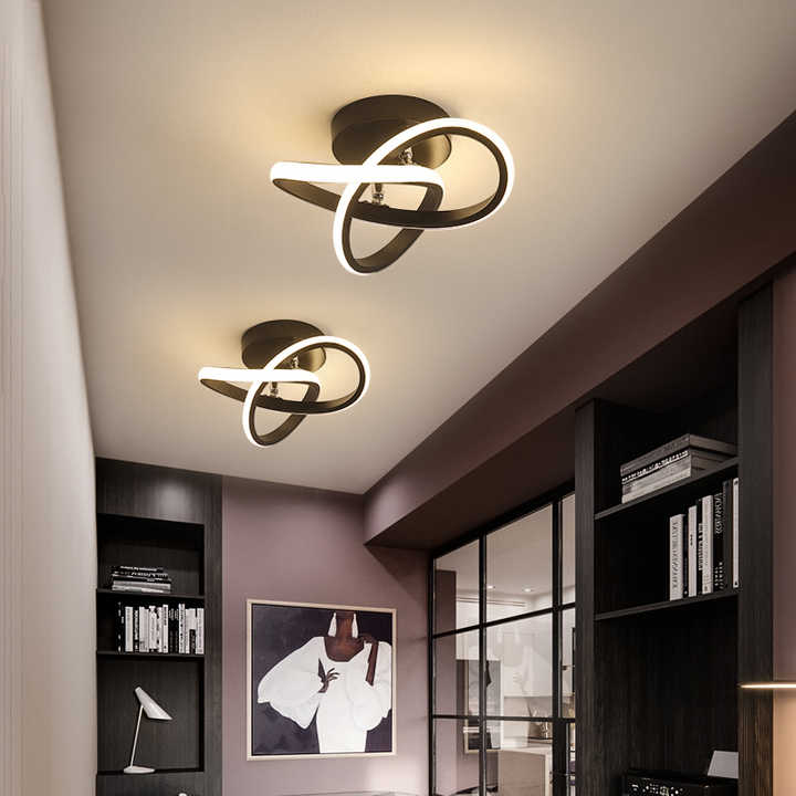 Justerbar moderne taklampe med 3 ringer; tilbyr 3 lysmoduser for fleksibel, stilfull belysning og dekor i rom.