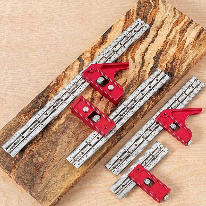 Fleksibel, justerbar linjal for nøyaktig måling i trebearbeiding og snekkerarbeid for DIY-prosjekter.