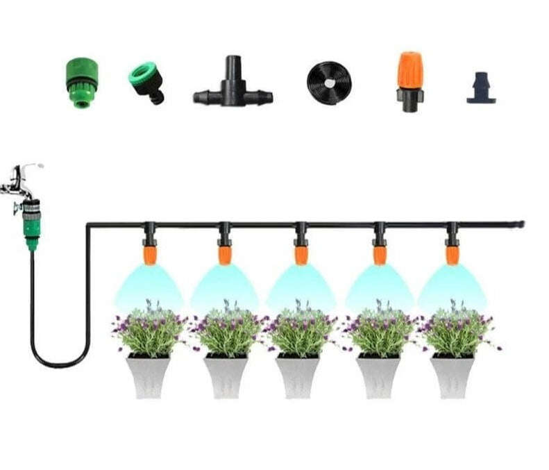 Effektiv sprinkler for hagevanning, med justerbar sprøytestråle for optimal dekning.