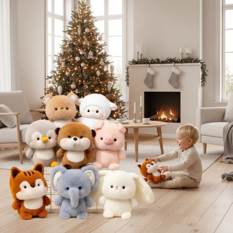 Nusselig kawaii plysjdyr, samleobjekt som gleder både barn og voksne