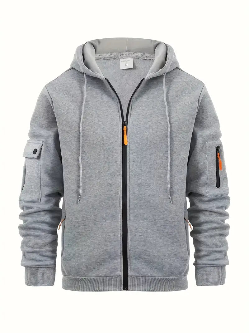 Komfortabel herrehettegenser for menn, perfekt for hverdag og fritid. Myk casual stil.
