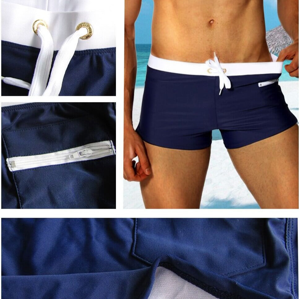 Menns badeshorts for en aktiv sommer, hurtigtørkende og fleksible for sport og strand.