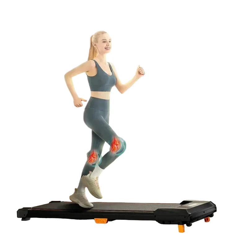 Kompakt tredemølle med justerbar stigning, perfekt for hjemmetrening og kondisjonsbygging.