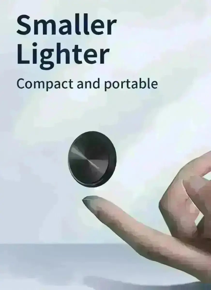 Kompakt universal GPS-tracker med Bluetooth 5.0, robust design, blått og svart finish, perfekt for sporing av eiendeler.