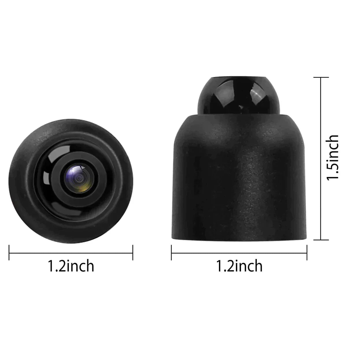 Kompakt WiFi-kamera x2 med HD nattvisjon, trådløs overvåking for hjemmet, ideelt for barn og kjæledyr, 1080P-oppløsning.