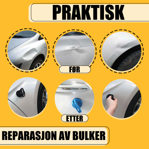 Kraftig blå sugkoppløfter for enkel bil bulkreparasjon med ergonomisk håndtak og gummi for solid grep.