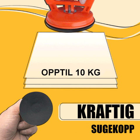 Kraftig blå sugkoppløfter for enkel bil bulkreparasjon med ergonomisk håndtak og gummi for solid grep.