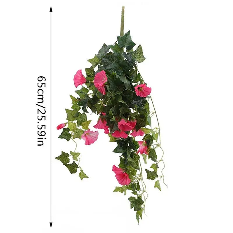 Realistiske, vedlikeholdsfrie falske morgenherlighet blomster for en fargerik blomsterdekor.