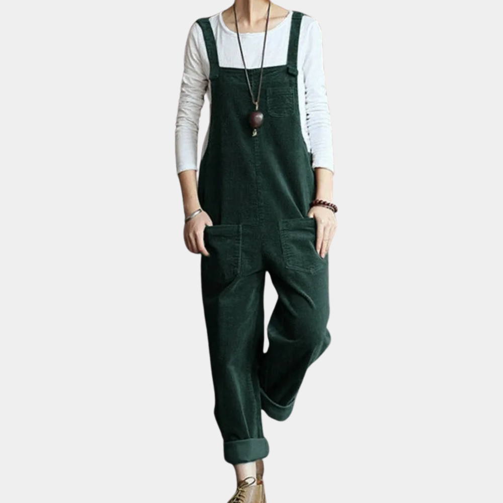 Motebevisst damejumpsuit med løs passform, ideell for komfortabel og stilfull hverdag.