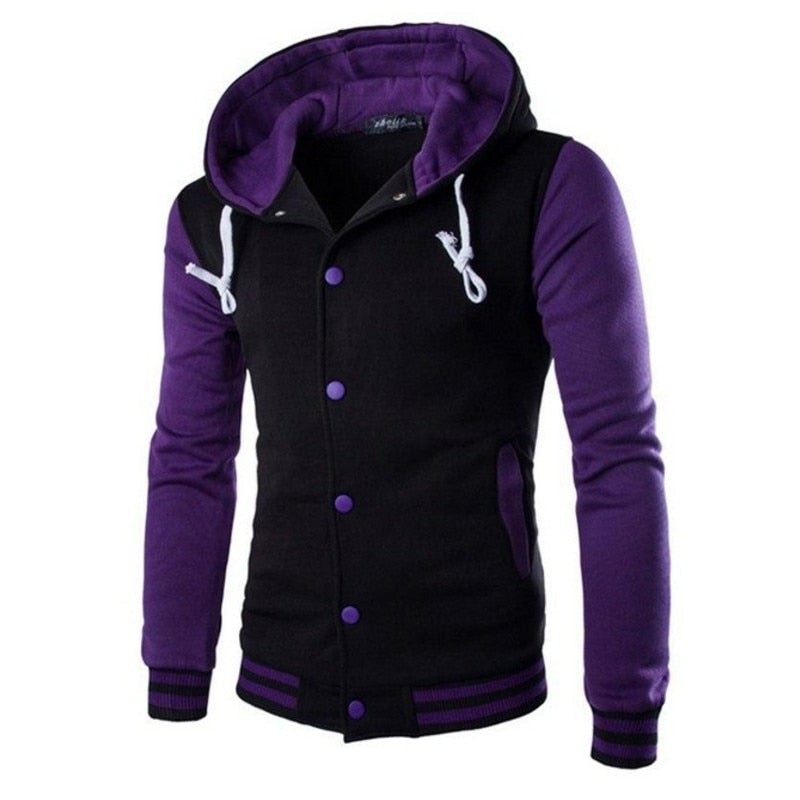 Dame baseballgenser med hette, komfortabel og stilfull for en sporty fritidslook.