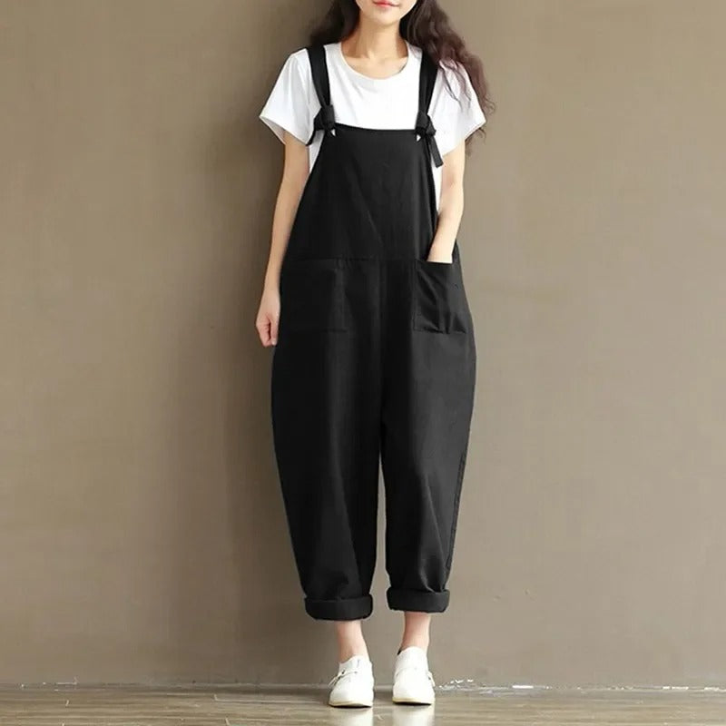 Allsidig kvinners jumpsuit med løs passform, gir optimal komfort for daglig bruk.