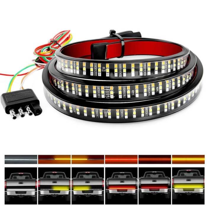 LED baklukelys som forbedrer sikkerhet og synlighet på bil; kraftige bremselys
