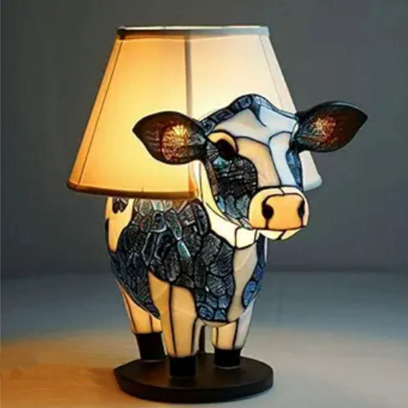 Bordlampe med LED, sjarmerende hund, perfekt for hverdagsbruk