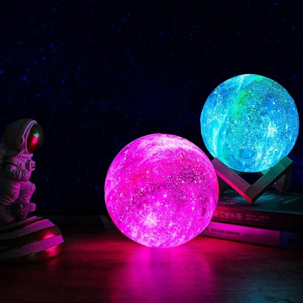 Elegant LED nattlampe; fargeskiftende dekorativ belysning som passer enhver hjemmeinnredning.