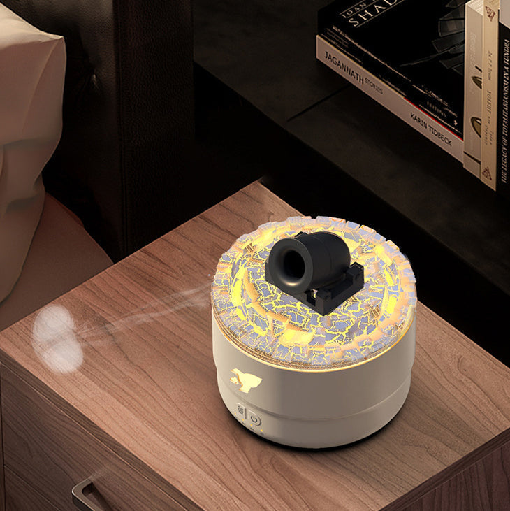 Stillegående lavaeffekt aroma diffuser, perfekt hjemmeinnredning med nattlys og luftfukter.