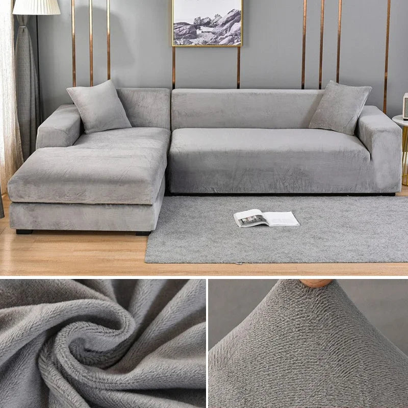 Elegant fløyelstrekk for sofa, beskytter og fornyer stuen med enestående komfort.