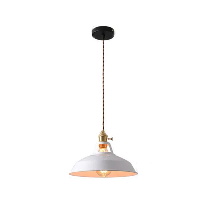 "Luksuriøs nordisk pendellampe i blå med industrielt design og minimalistisk stil, justerbar lengde for moderne hjem."