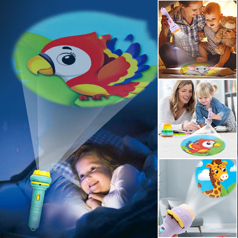 "Lysprojektor for barn med levende bilder og fargerike temaer, perfekt for kreativ og læringsrik lek og sengetidsstunder."
