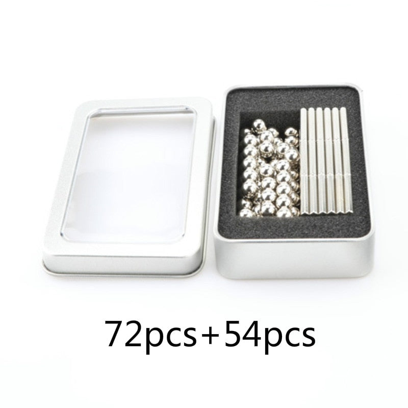 Innovativ magnetisk byggleke for pedagogisk moro, utvikler finmotorikk og problemløsning