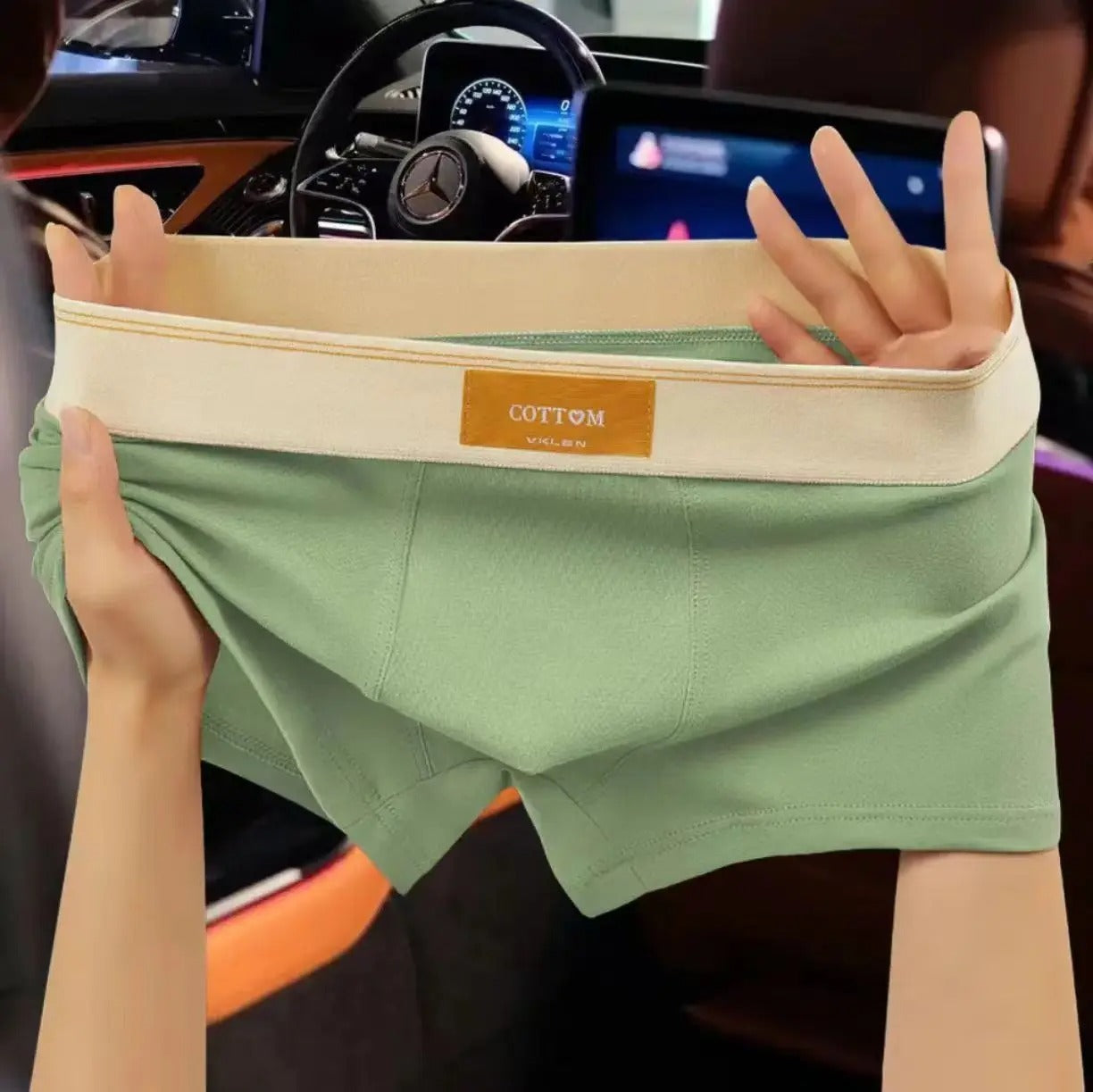 4-pakning Herre Katoen Boxershorts - Pustende og Komfortabel