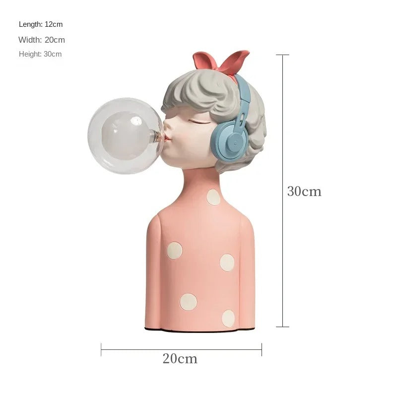 Elegant Bordlampe - Håndlaget Kunstnerisk Design | Artisan Sisters