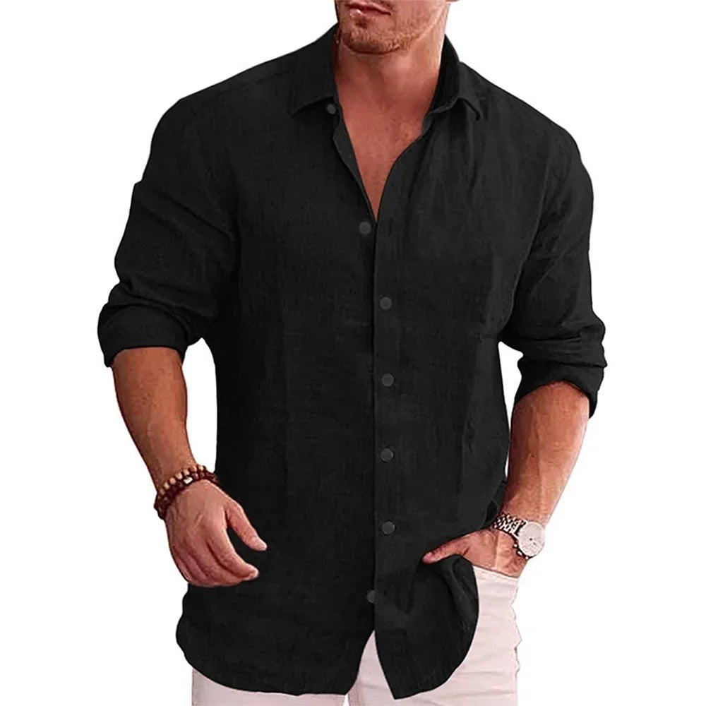 Komfortabel kortermet poloskjorte for menn, ideell for fritid, hverdag og casual sommerstil.
