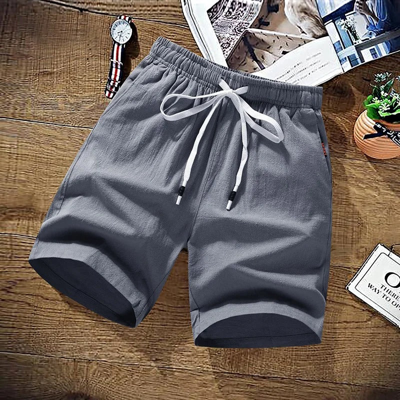 Komfortable menns strandshorts, pustende og lette, perfekte for ferie og sommeraktiviteter.