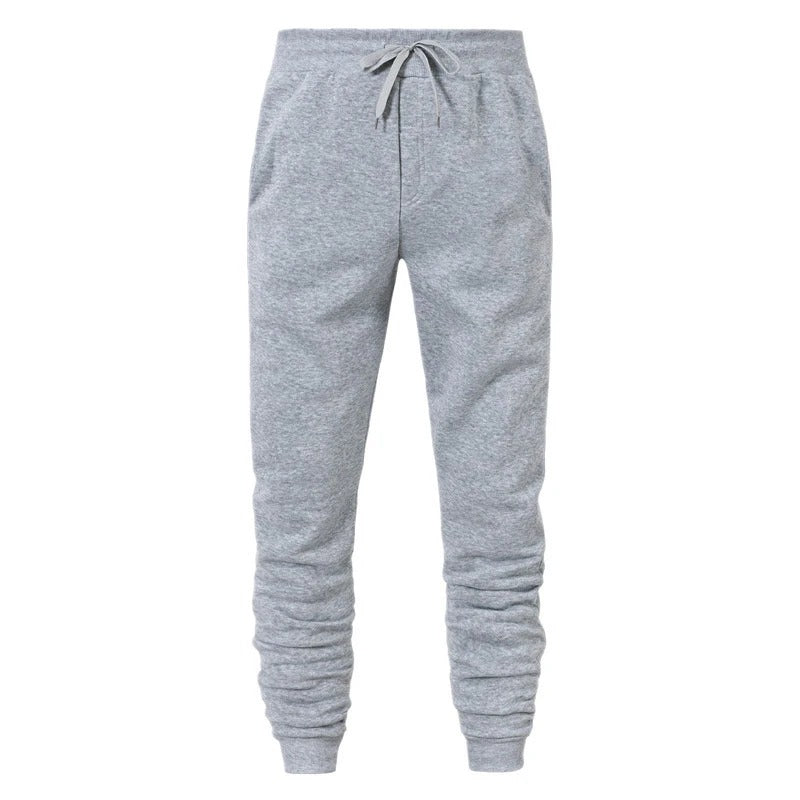 Stilfulle herre joggebukser med konisk passform; perfekte som treningsjoggere eller fritidsbukser.